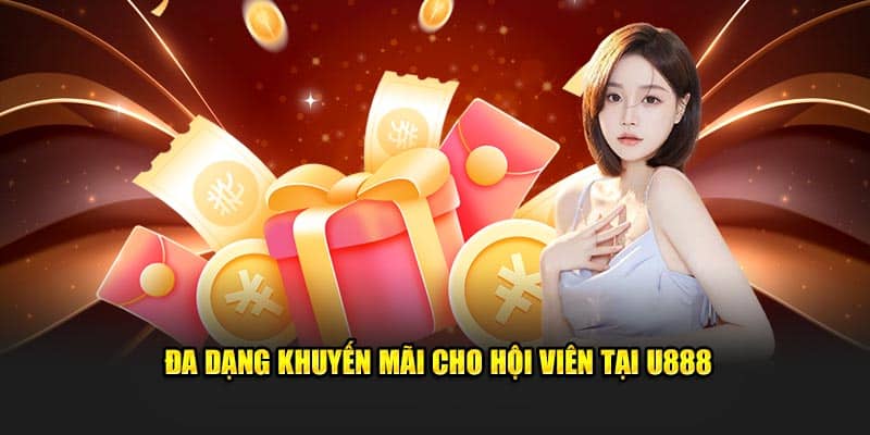 Đa dạng khuyến mãi cho hội viên tại U888