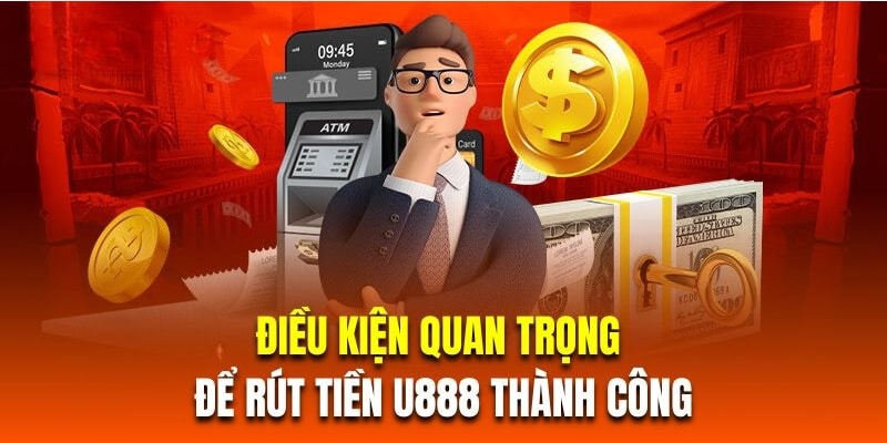 Điều kiện để hội viên có thể bắt đầu rút thưởng tại U888